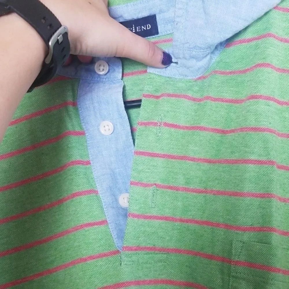 Lands' End Striped Polo - Host Pick! - Picture 2 of 8